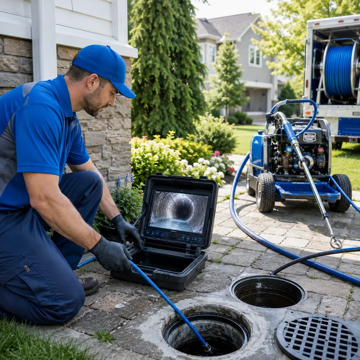 Outdoor drain cleaning professionals serving Emmalena, KY